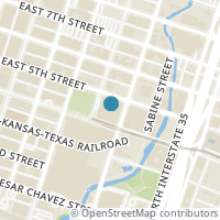 Map location of 555 E 5Th St #807, Austin TX 78701