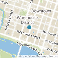 Map location of 210 Lavaca Street #3503, Austin, TX 78701