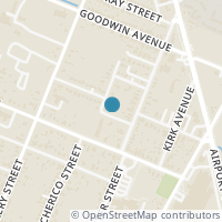 Map location of 1121 Henninger St #2, Austin TX 78702