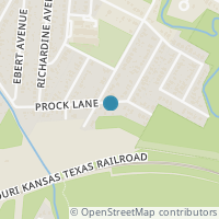 Map location of 5405 Prock Lane, Austin, TX 78721