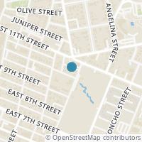 Map location of 1210 E 10Th St #2, Austin TX 78702