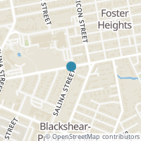 Map location of 1717 Rosewood Avenue, Austin, TX 78702
