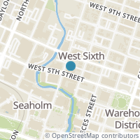 Map location of 501 West Ave #704, Austin TX 78701