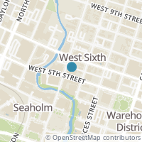 Map location of 501 West Avenue #1306, Austin, TX 78701