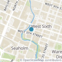 Map location of 800 W 5th Street #505, Austin, TX 78701