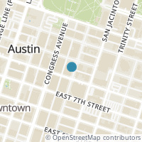 Map location of 800 Brazos Street #706, Austin, TX 78701