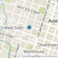 Map location of 505 W 7Th St #202, Austin TX 78701