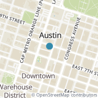 Map location of 710 Colorado St #F9, Austin TX 78701