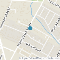 Map location of 1047 Springdale Road, Austin, TX 78721