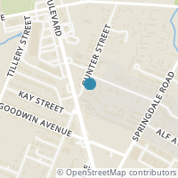 Map location of 1139 Gunter St #A, Austin TX 78721