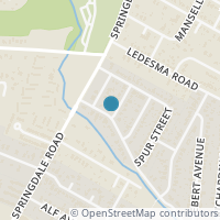 Map location of 1120 Denfield St, Austin TX 78721