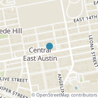 Map location of 1322 E 12th Street #103, Austin, TX 78702