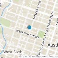 Map location of 908 Nueces St #16, Austin TX 78701