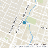 Map location of 901 W 9Th St #405, Austin TX 78703