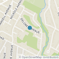 Map location of 5205 Delores Ave, Austin TX 78721