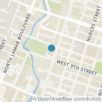 Map location of 904 West Avenue #205, Austin, TX 78701