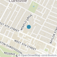 Map location of 707 Brownlee Cir, Austin TX 78703