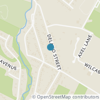 Map location of 1220 Delano St #A, Austin TX 78721