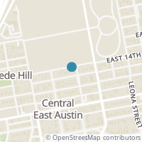 Map location of 1314 Bob Harrison Street #A & B, Austin, TX 78702