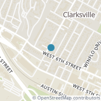 Map location of 1510 W 6Th St #101, Austin TX 78703