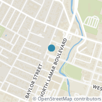 Map location of 1010 W 10Th St #303, Austin TX 78703