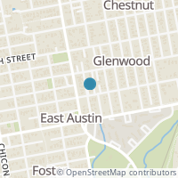 Map location of 2304 E 13Th St, Austin TX 78702