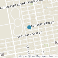 Map location of 1707 E 16th Street #A, Austin, TX 78702