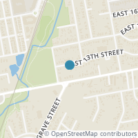 Map location of 2909 E 13th Street #1, Austin, TX 78702