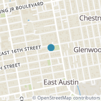 Map location of 1407 Coleto Street, Austin, TX 78702