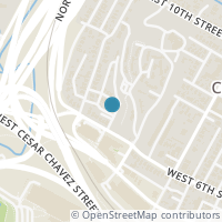 Map location of 606 Augusta Ave #2, Austin TX 78703