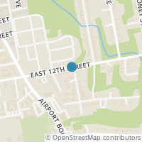 Map location of 3337 E 12th Street, Austin, TX 78721