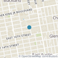 Map location of 2105 E 17th Street, Austin, TX 78702