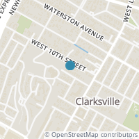 Map location of 1618 W 9Th 1/2 St, Austin TX 78703