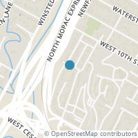 Map location of 1813 W 8th Street, Austin, TX 78703