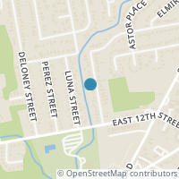 Map location of 1306 Cometa St, Austin TX 78721