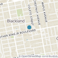 Map location of 2102 E Martin Luther King Jr Boulevard, Austin, TX 78702
