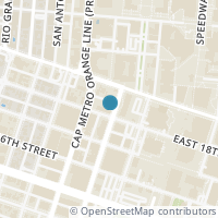 Map location of 1800 Lavaca Street #207, Austin, TX 78701
