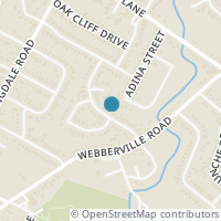 Map location of 1701 Meander Drive, Austin, TX 78721