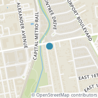 Map location of 1811 Clifford Ave, Austin TX 78702