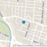 Map location of 1803 San Gabriel Street #A, Austin, TX 78701