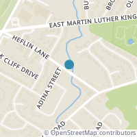 Map location of 5116 Heflin Ln #1, Austin TX 78721