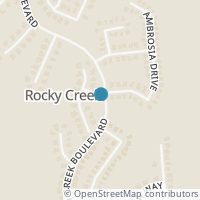 Map location of 16801 Poppy Mallow Drive, Austin, TX 78738