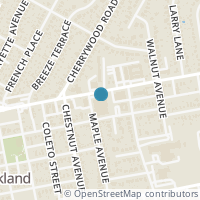 Map location of 2401 Manor Road #203, Austin, TX 78722
