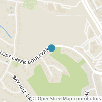 Map location of 1209 Lost Creek Boulevard, Austin, TX 78746