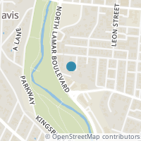 Map location of 1308 Old 19th Street #2, Austin, TX 78705