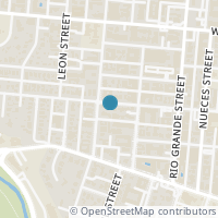Map location of 911 W 22nd Street #102, Austin, TX 78705