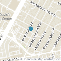 Map location of 3001 Dancy Street, Austin, TX 78722