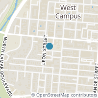 Map location of 1010 W 23Rd St #13, Austin TX 78705