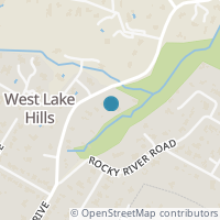 Map location of 601 Westlake Drive, West Lake Hills, TX 78746