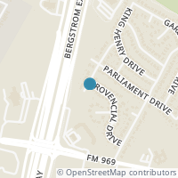 Map location of 5214 Provencial Drive, Austin, TX 78724